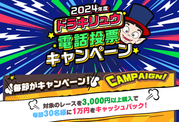 桐生競艇場の電話投票キャンペーン