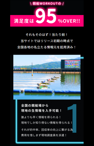 競艇ワークアウトの予想の根拠