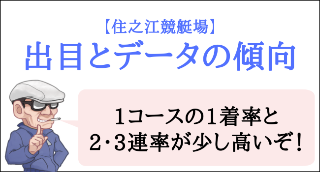 住之江競艇場の出目とデータの傾向