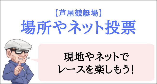 芦屋競艇場の場所やネット投票