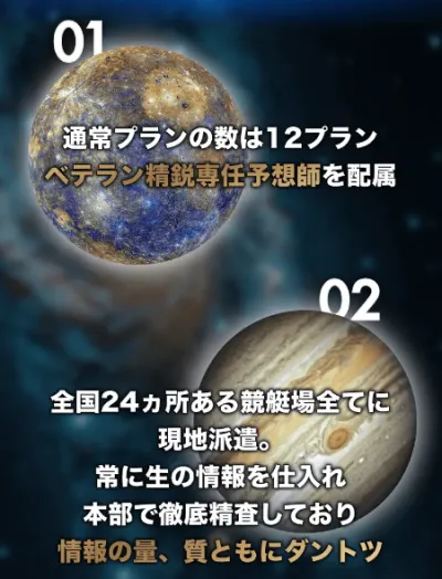 ボートコレクションの予想の根拠