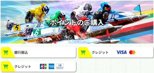競艇ヒーローのポイント購入