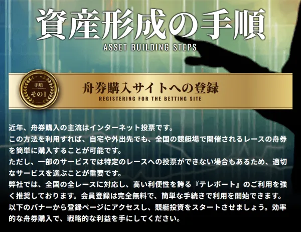 ドープボートクラブの資産形成の手順