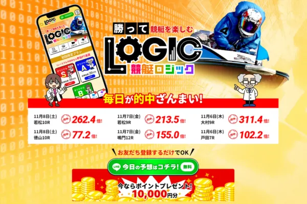 競艇ロジックのキャッチコピー