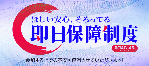 ボートラボの即日保障制度