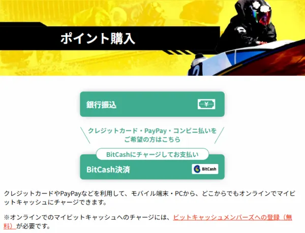 競艇サバイバーのポイント購入