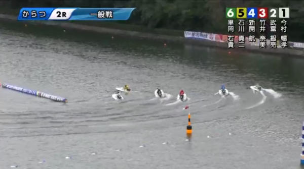 唐津2Rのコース取り