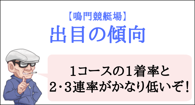鳴門競艇場の出目の傾向