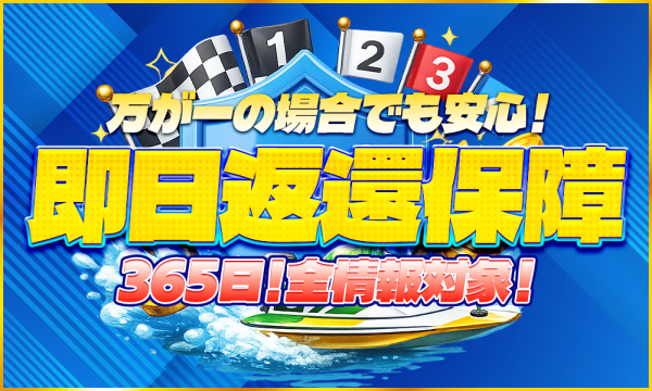 ボートシグナルの即日返還保障