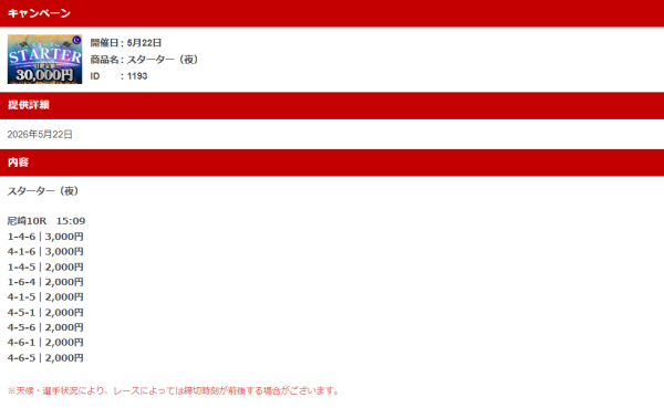ミラクルボートの5月22日の無料予想