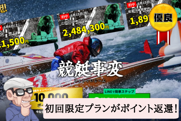 競艇事変（きょうていじへん）は悪質で当たらない？口コミや無料予想を辛口検証！