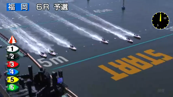 福岡6Rのスタート