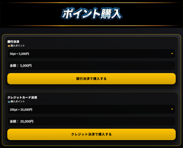 競艇メジャーのポイント購入
