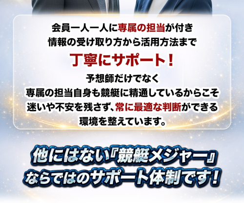 競艇メジャーのサポート体制