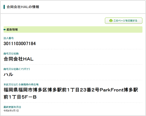 競艇タッグの合同会社HAL